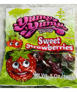 Yummy Yummy Sweet Strawberry Gummy Candy:5oz/142g - £11.62 GBP