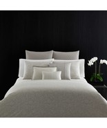 Vera Wang Bamboo Leaves 3P full Queen Comforter Shams Set Grey - $225.20 CAD