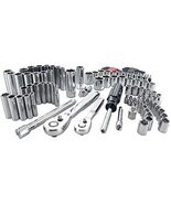 CRAFTSMAN Socket Set, 1/4-Inch &amp; 3/8-Inch Drive, Standard and Metric, 10... - $126.95