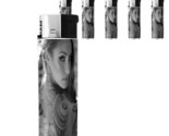 Tattoo Pin Up Girls D27 Lighters Set of 5 Electronic Refillable Butane  - $15.79