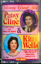 Patsy Cline &amp; Kitty Wells:20 Great Hits Cassette Highland 1987 New Seale... - $54.40 MXN