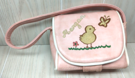 Toddler Girl&#39;s vintage pink spring purse handbag Morgan personalized chick - $20.78