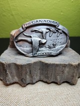 Bergamot Brass Works The Canadian Goose 1983 Belt Buckle  VTG USA - $28.59