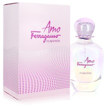 Amo Flowerful Perfume By Salvatore Ferragamo Eau De Toilette Spray 3.4 oz - £31.53 GBP