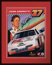 John Andretti Signed Framed 11x14 Photo Display - $64.34