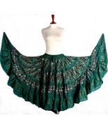 SUPER SPECIAL SISHA ATS TRIBAL BELLYDANCE AMAZING GYPSY SKIRT 25 YARDS 36&quot; - $2,740.58 MXN