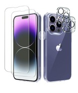 MILITARY GRADE  All iPhone Protection 5 In 1 Case, Shockproof Glass, Camera - $440.45 MXN
