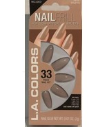 La Colors Lac 33pc Nail Frill   New In Package Natural Nude - £19.94 GBP