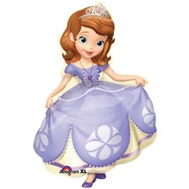 Sofia The First Super Sized Foil Mylar Balloon 35" Tall Birthday Party Supplies - £5.19 GBP