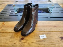 Florsheim Essex Black Cherry Leather Ankle Boot 9.5 D - £98.90 GBP
