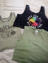 Womens Lot Crop Top Belly Shirt Small mixed lot - $14.01