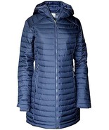 Columbia Women&#39;s White Out Mid Omni Heat Long Hooded Light Jacket Coat  ... - £93.36 GBP