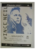 Vince Neil Poster Concert Of Motley Crue - $171.13 MXN