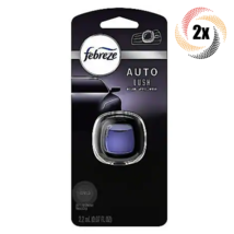 2x Packs Febreze Auto Lush Melon Apple Musk Car Vent Clip Air Freshener | 2.2mL - £12.82 GBP