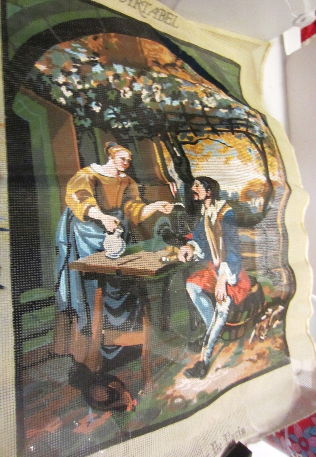 Primary image for Fleur de Paris Needlepoint Canvas Seventeenth century tavern scene