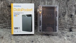 New UnionSine DataPocket 500GB External Hard Drive - Black (HD2510) - $354.99 MXN
