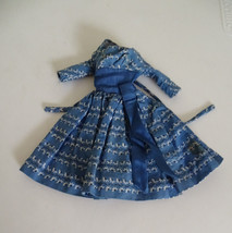 Vintage 1960&#39;s Tagged Barbie Blue Dress Let&#39;s Dance - $12.99