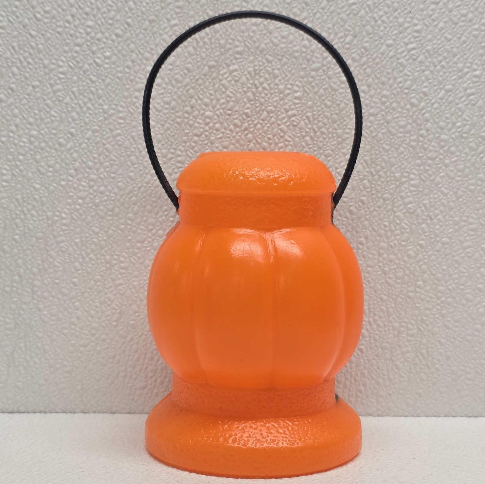 Vintage Plastic Blow Mold Pumpkin Smiling Jack-O- Lantern Decoration Item image 7