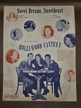 1944 Vintage Sheet Music-SWEET Dreams, SWEETHEART-HOLLYWOOD CANTEEN-Jack Benny - £10.75 GBP