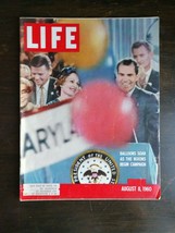 Life Magazine August 8, 1960 Richard Nixon GOP Convention - Gina Lollobrigida C2 - $6.64