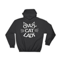 Crazy Cat Lady : Gift Hoodie Kitten Cat Mom Christmas Birthday Pet - £29.22 GBP