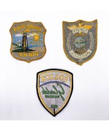 Lot 3 Vintage/Antique 1912 USA Cloth Sheriff Badges etc, L 9 - 11 cm - $94.63 CAD