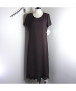 NEW Vintage Prophecy Sag Harbor Womens 12 Mervyn&#39;s Brown Animal Print Ma... - $15.88