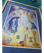 Father Louis M. MASSANET Original RELIGIUS Catholic Paintings Madonna Pi... - $336.41 CAD