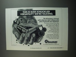 1991 Glenmac Harley Landscape Power Rake Ad - This is raw-knuckled versatility - £13.89 GBP