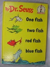 Vintage 1960 Dr. Seuss One Fish Two Fish Beginner Books B-13 - £14.64 GBP