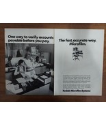 Kodak 1970 Vintage Print Ad Microfilm Systems Chaotic Office 2 Page Ad - €7,70 EUR
