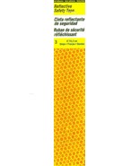 3 YELLOW Reflective Safety TAPE Strips Self Adhesive 6.5&quot;x1.5&quot; Strip HY-... - $422.74 MXN