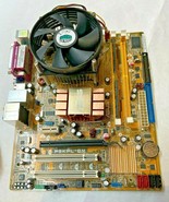 ASUS PSKPL-CM MOTHERBOARD + 2.50 GHz DUAL-CORE SLB9T CPU + 2GB RAM + H/S... - £47.45 GBP