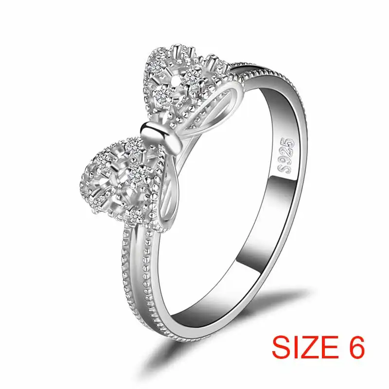 Bow Knot Moon Star Olive Leaf Love Airplane 925 Sterling Silver Cubic Zirconia A - £12.93 GBP