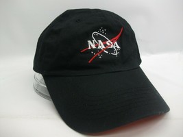 NASA Youth 56cm Hat Black Hook Loop Baseball Cap - £12.49 GBP