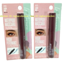 2 x LE MERCERIE #503 LASH OUT BLACK WATERPROOF MASCARA LONG LASHES THICK... - $14.73