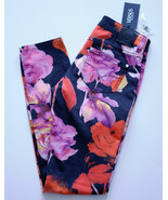$325 VERSUS by Versace Jeans FLORAL Donna Print SKINNY Denim SLIM Italy ... - £212.45 GBP