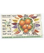 1957 Orange Bowl Game Ticket Stub Colorado Clemson - $174.67