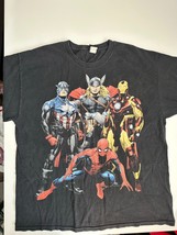 Marvel Mad Engine T-Shirt Men Size XL Black Graphic Print Short Sleeve C... - $22.52