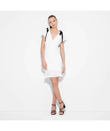 Wild Fable Women&#39;s Flutter Short Sleeve Mini A-Line Dress LARGE White Ne... - €21,50 EUR