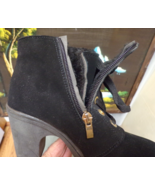 Womens High Block Heel Ankle Boots Ladies Wedge Zip-up Platform Shoes Si... - £7.91 GBP