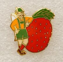 Vintage Jewelry Lapel Pin Event Souvenir Strawberry Festival Lebanon Oregon - $12.86
