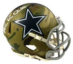 Michael Irvin Signed JSA COA  Dallas Cowboys Special Edition Camo Mini Helmet - £167.12 GBP