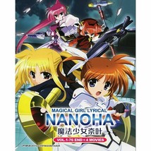 Magical Girl Lyrical NANOHA Complete TV Series 1-76 End + 4 Movies Ship From USA - £40.46 GBP