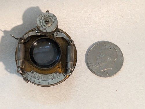 Flange De Lente Simétrica 4x5 De Latón Bausch &amp; Lomb Cámara Rochester EE... - $80.02