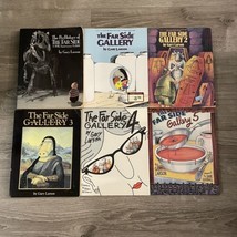 Far Side 6 Book Lot Series Gallery Comic Books by Gary Larson Vintage Paperbacks - £42.37 GBP