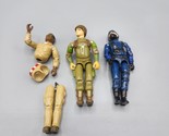 GI Joe 3.75&quot; Zap Cobra Trooper Medic Doc Action Figures 1983 Hasbro Hong... - $77.39
