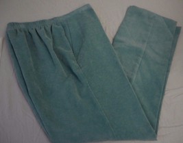 Women&#39;s Alfred Dunner Pull On Pants Mist Green Size 10 Medium Length NEW - £21.29 GBP