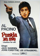 Original Vintage Movie Poster And Justice For All Al Pacino Norman Jewis... - £27.11 GBP