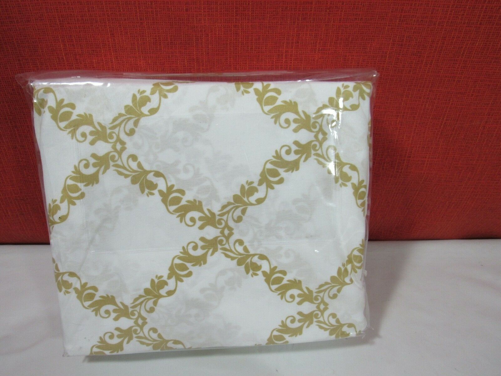 Hotel Collection  Egyptian Cotton 4-Pc. White/Gold King Sheet Set - $138.59